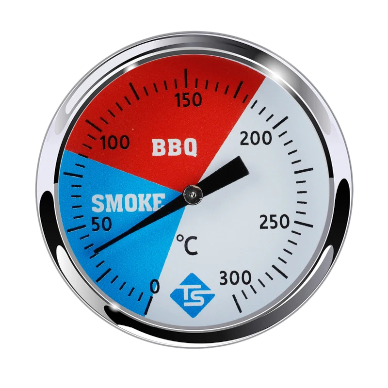 

Promotion! TS 300 Celsius 2 Inch Stainless Steel Barbecue BBQ Smoker Grill Thermometer Temperature Gauge