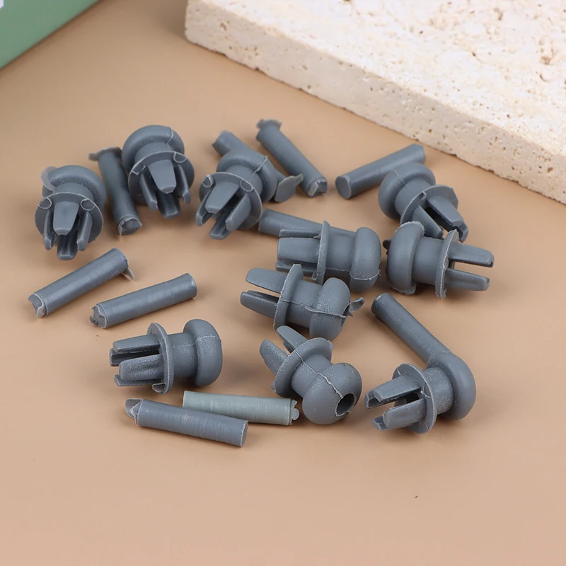 

10 шт., пластиковые зажимы для шнурков