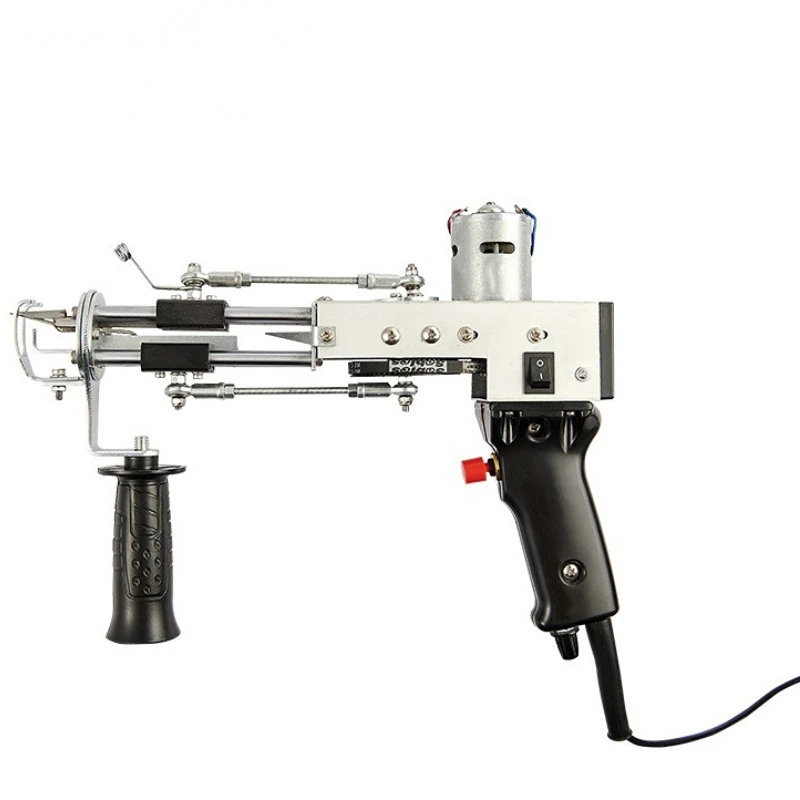 

Electric Tufting Gun 2 in 1 Cut Pile and Loop Pile Carpet Weaving Flocking Machine 100-240V Handheld Rug Gun