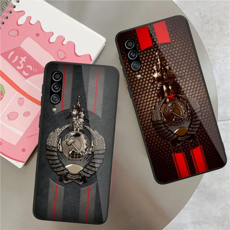 

Россия, советская версия, стеклянный чехол для телефона Samsung A32, A51, A52, NOTE 10, 20, S10, S20, S21, S22 Pro, Ультрачерный