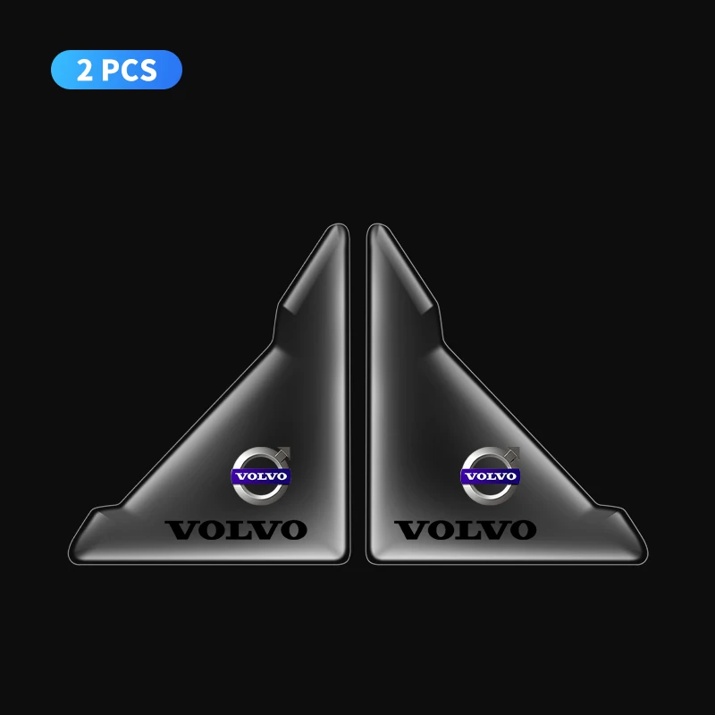 

2 шт. прозрачные защитные чехлы для углов дверей автомобиля, защита от царапин для Volvo Rdesign AWD C30 C70 S40 S60 S70