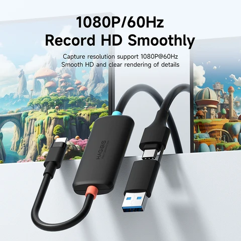 Hagibis USB3.0 карта видеозахвата для iPad и авто