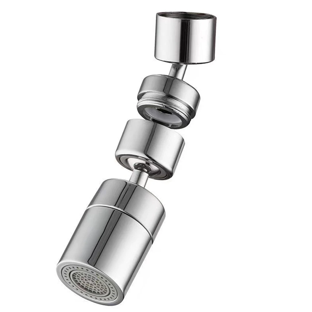 

Kitchen Faucet Extender Sliver Tap Aerator 360 Faucet Rotate Swivel End Diffuser Male Thread Adapter