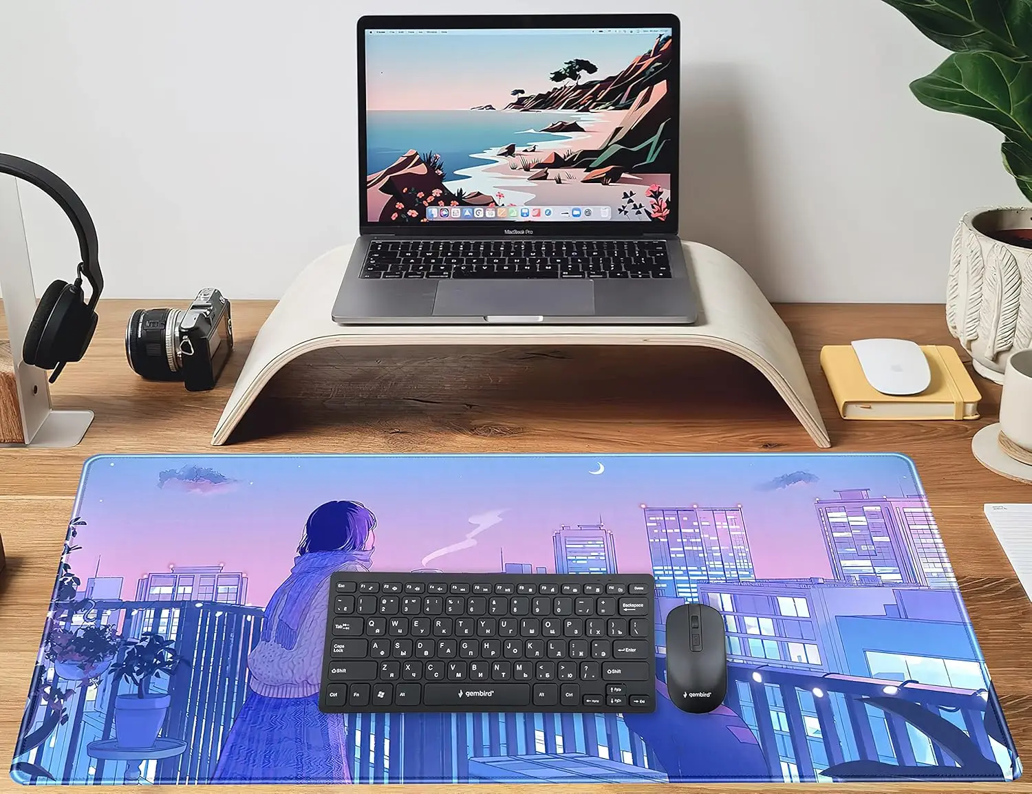 Large Gaming Mouse Pad Tokyo Street Anime Kawaii Desk Mat Mousepad XXL MatGamer Desktop Computer Laptop Keyboard