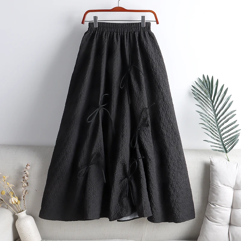 KOLLSEEY Brand High Waist A-Lian Skirts Womens Spring Split Side Fashion Long Pleated Skirt With Belt Casual Ladies Skirt enlarge