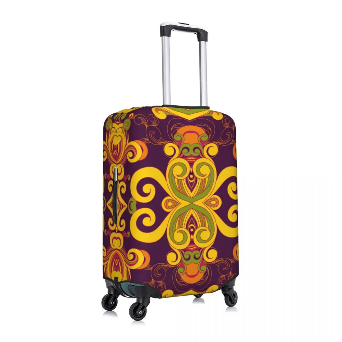 

Seamless Pattern Luggage Cover Spandex Suitcase Protector Fits 19-21 Inch