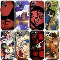 japan naruto anime phone case for iphone 11 13 12 pro max 12 13 mini x xs xr max se 6 7 8 plus silicone cover back carcasa