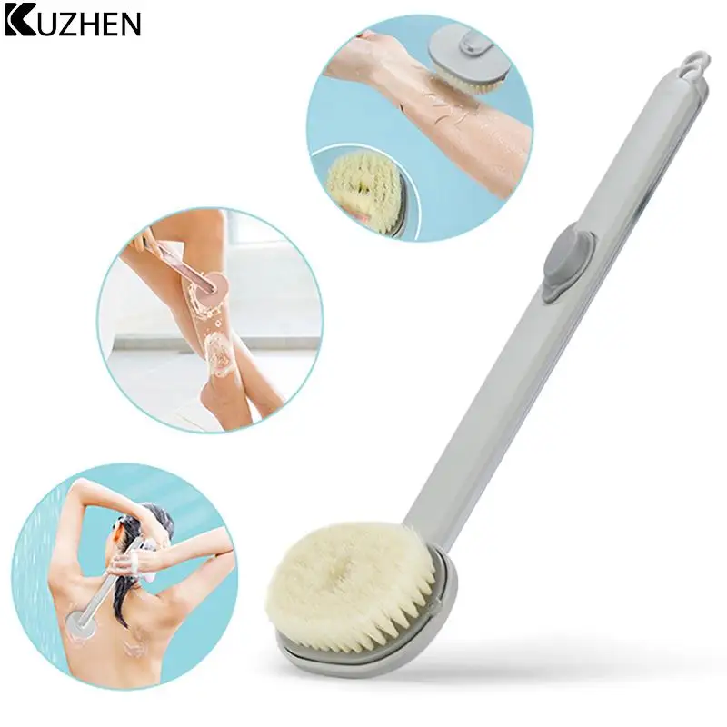 

Long Handle Bath Brush Bath Brush Bathroom Body Brush Back Bath Bath Sponge Exfoliating Scrub Massager Skin Cleaning Tool