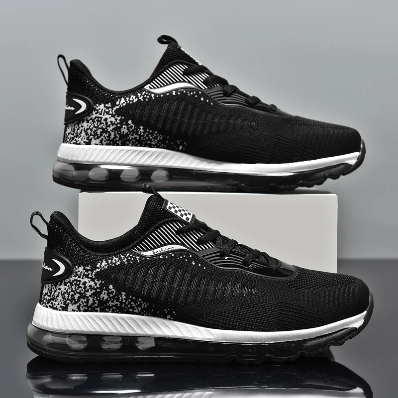 

Sports shoes running shoes men's shoes summer new mesh breathable lightweight wear-resistant air cushion running shoes