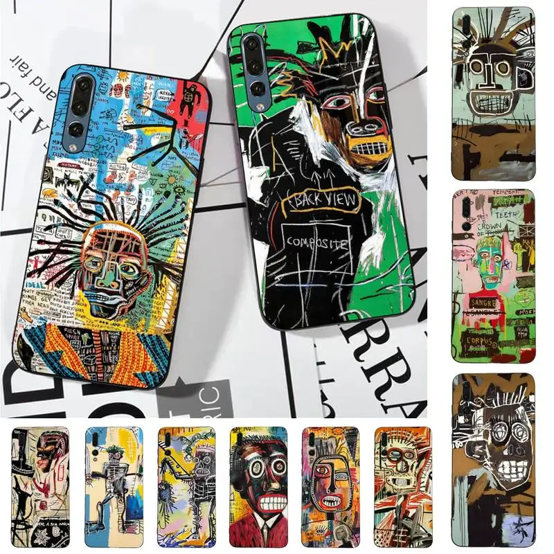 

B-Bas-quiatsS Art Phone Case For Huawei P 8 9 10 20 30 40 50 Pro Lite Psmart Honor 10 lite 70 Mate 20lite