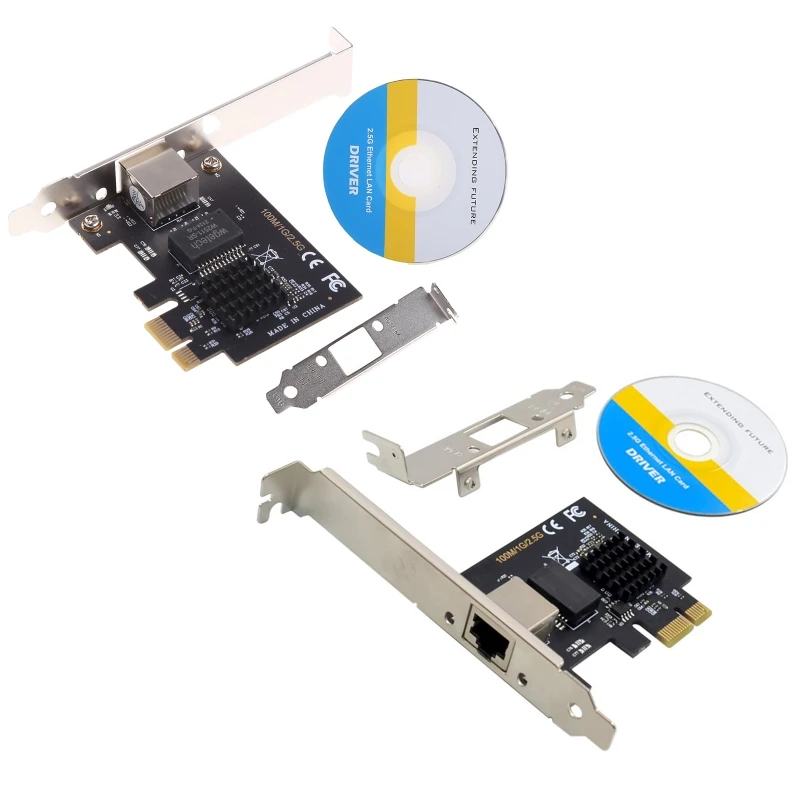 

Гигабитная сетевая карта 2,5 ГБ PCI-E x1 RTL8125B PCI для сетевого адаптера 100