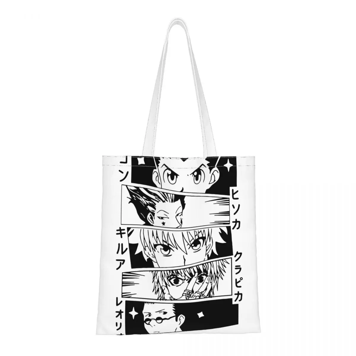 

Hunter X Hunter Best Characters Shoulder Bag Women Canvas Shopping Bags Fashion Retro Large Capacity Shopping Tote Canvas Bag