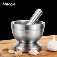 garlic grinder stainless steel garlic masher food masher mashing medicine seasoning cup household manual grinder kichen tools
