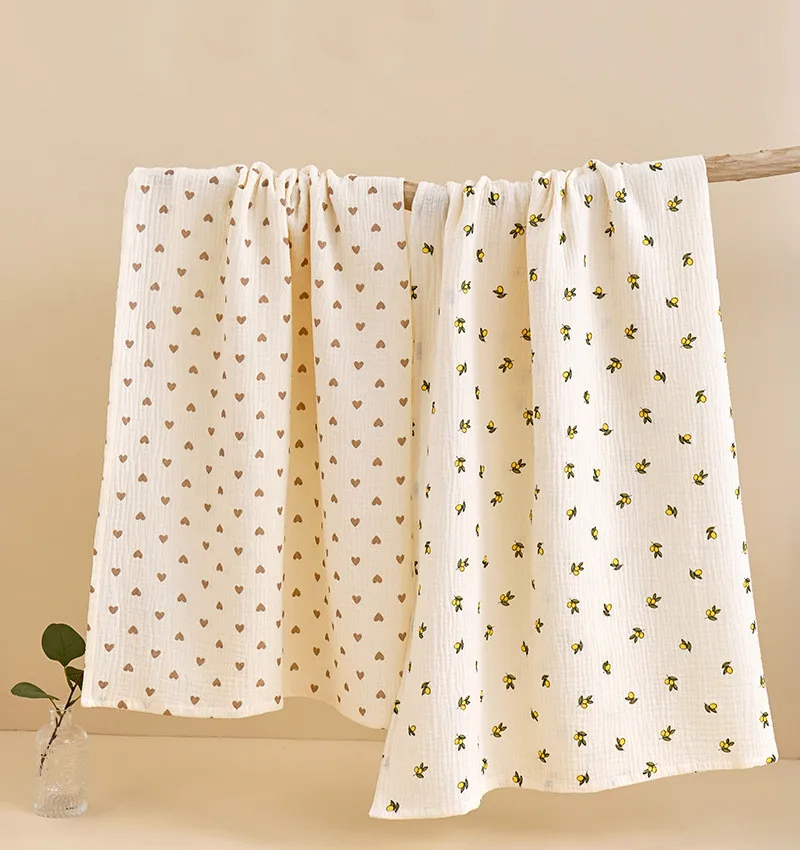 

Cotton Gauze Muslin Baby Blanket Super Soft Newborn Swaddle Wrap Quick Dry Boy Girl Kids Bath Towel Baby Stroller Blanket Cover