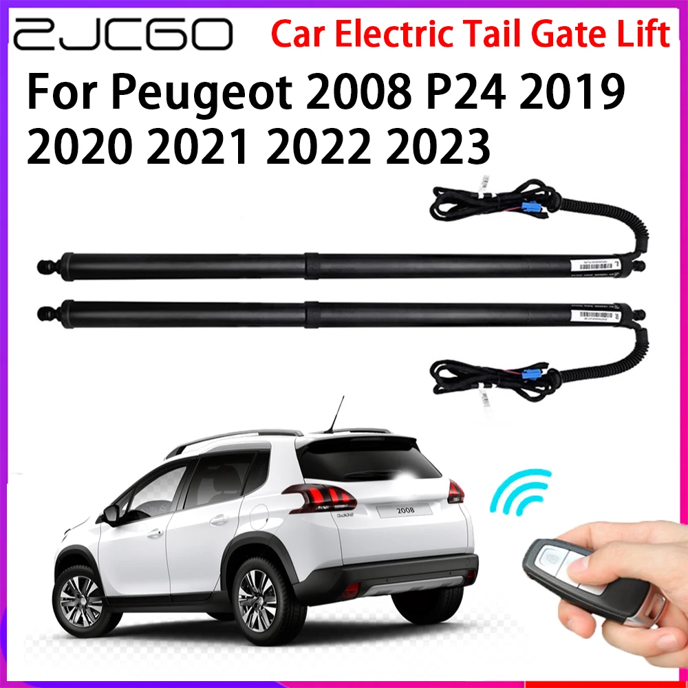 

ZJCGO Car Automatic Tailgate Lifters Electric Tail Gate Lift Assisting System for Peugeot 2008 P24 2019 2020 2021 2022 2023