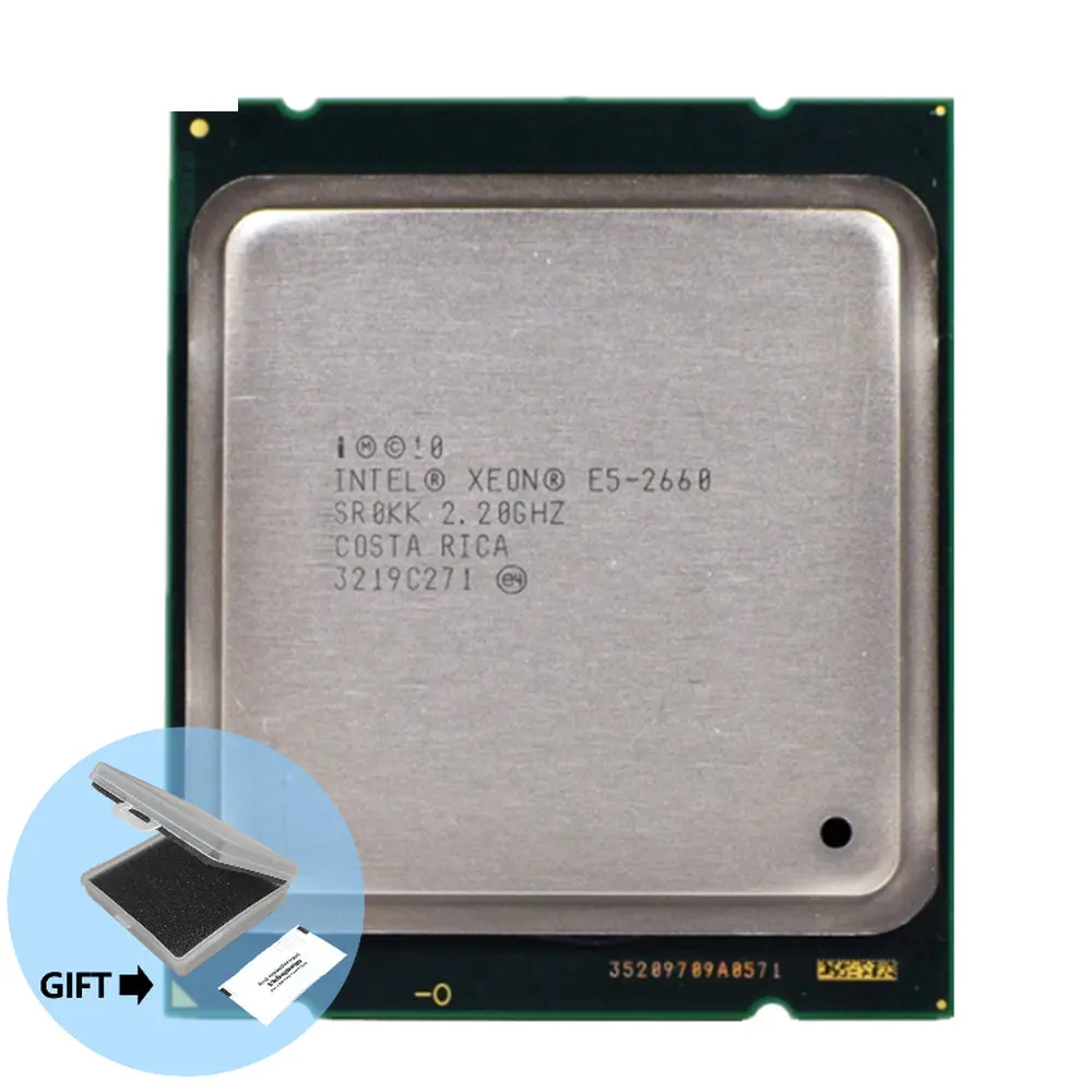 

Intel Xeon E5-2660 E5 2660 2.2 GHz Eight-Core Sixteen-Thread CPU Processor 20M 95W LGA 2011