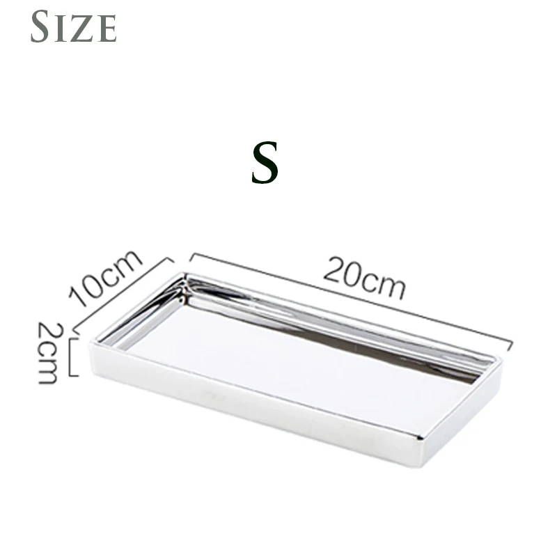 

Серебряный керамический поднос