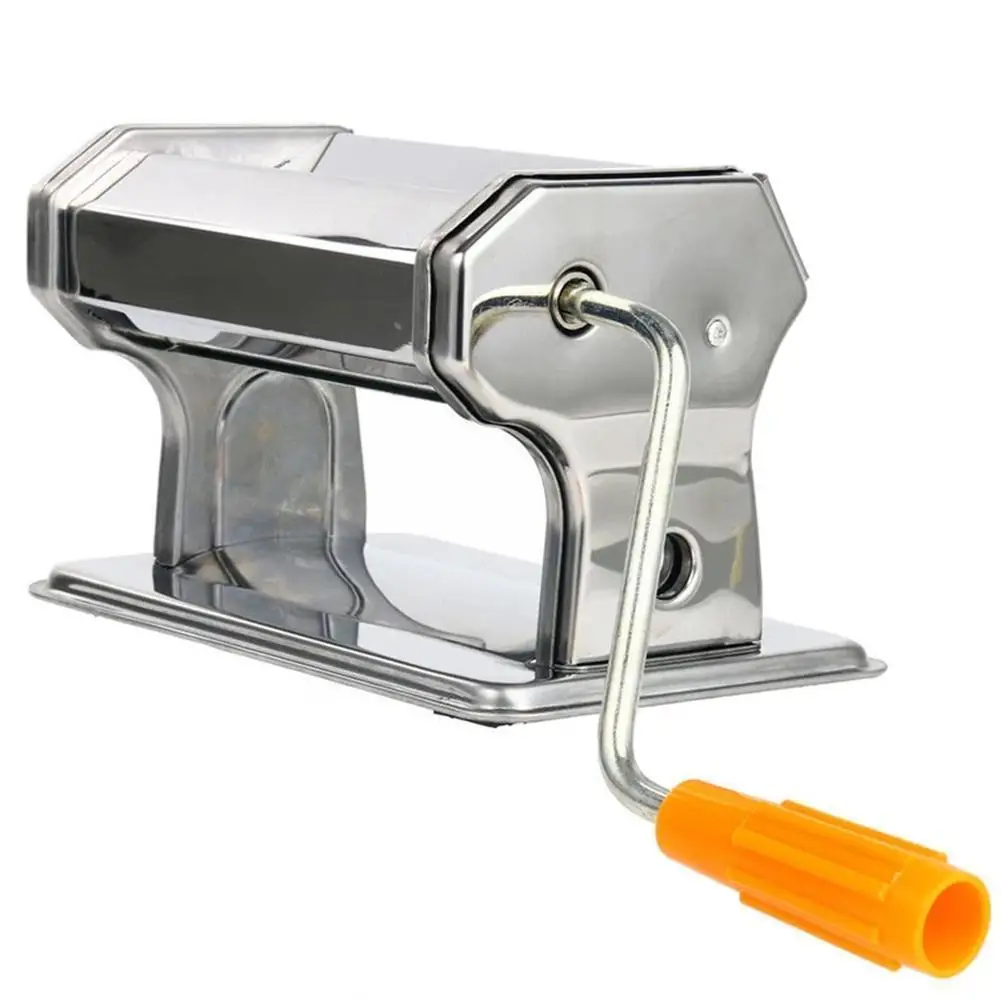 

Hand Cranked Handmade Press Pasta Tools Non-electric Press Steel Clay Rolling Roller Machine Craft Polymer Portable K8p3