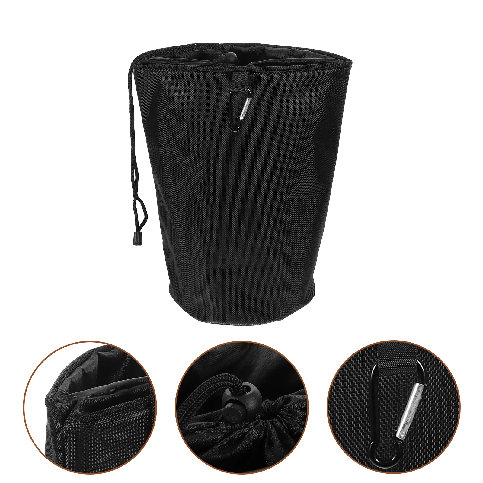 

Drawstring Clothespin Bag Clothespins Hook Holder Storage Pouches Hanging Kitchen Organizer