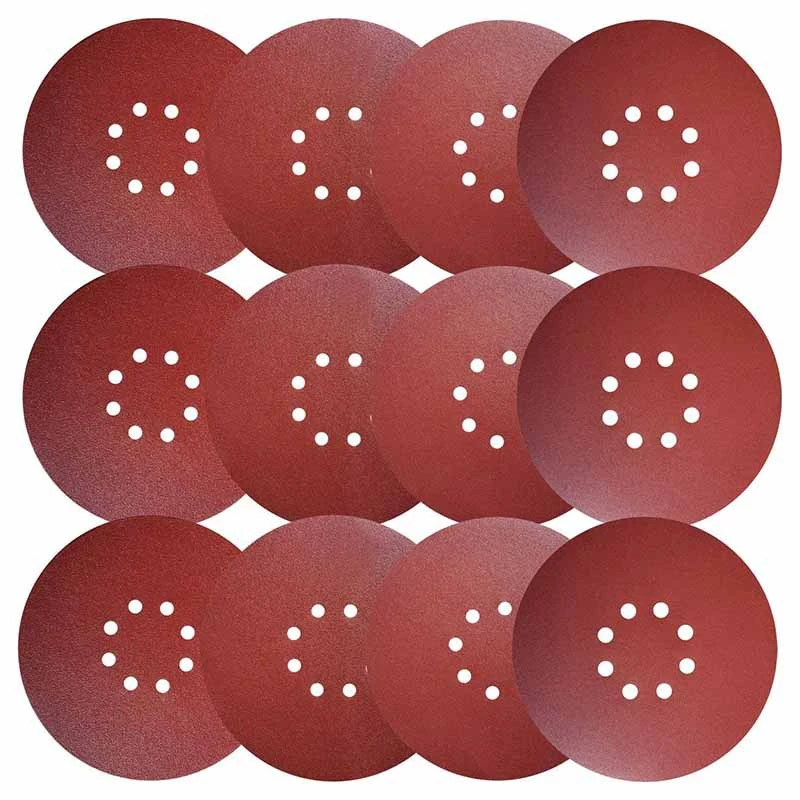 

20 PCS 9-Inch 8-Hole Hook-And-Loop Sanding Discs Sander Paper For Drywall Sander (4 Pcs Each Of 60 80 120 150 240 Grits)