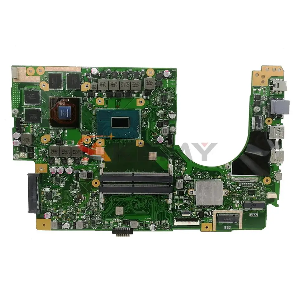 X580GD материнская плата для ноутбука GTX1050 2G 4G GPU I5-8300H I7-8750H CPU ASUS X580 X580G Материнская |
