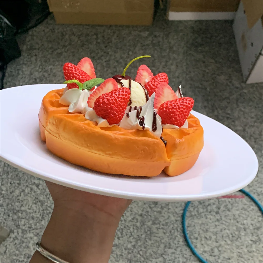 Вафельный фруктовый крем-десерт Золотой хрустящий вафль Вкусная история