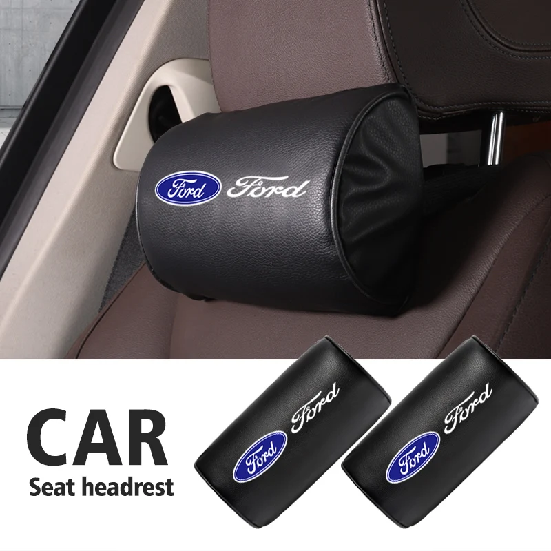 Автомобильное сиденье с логотипом на подголовник подушка для головы шеи Ford Focus mk2