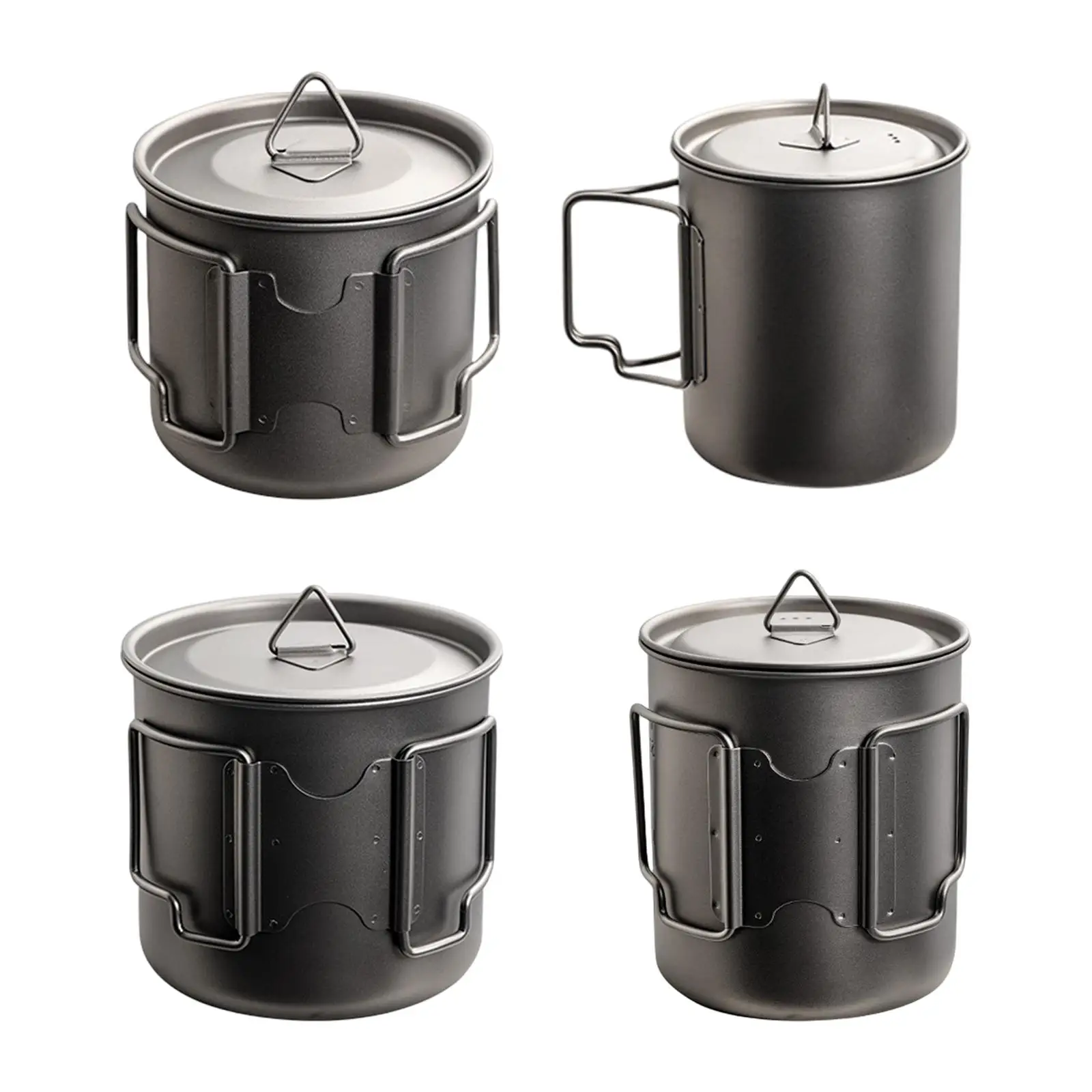 

Titanium Pot Backpacking Water Tableware Drinking Pot Titanium Tea Cup Camping