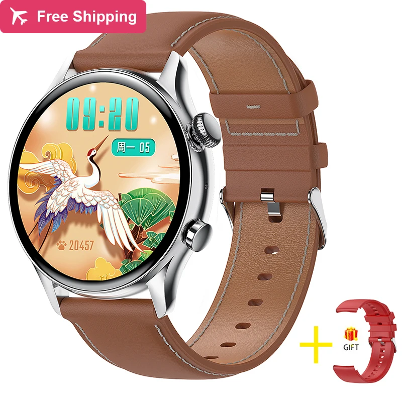 

Новинка 2022, Смарт-часы AMOLED с экраном 390*390, всегда отображают время, звонки по Bluetooth, NFC, водонепроницаемые Смарт-часы IP68 для Xiaomi