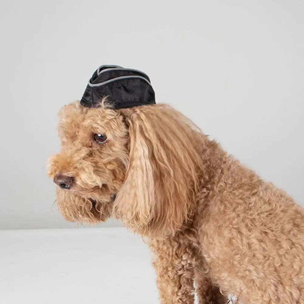 

Dog Special Cap Pet Dog Caps Small Puppy Pets Dog Boat Hat with Nylon Visor Hat Outdoor Sun Bonnet Cap Christmas Gifts Dog Hat