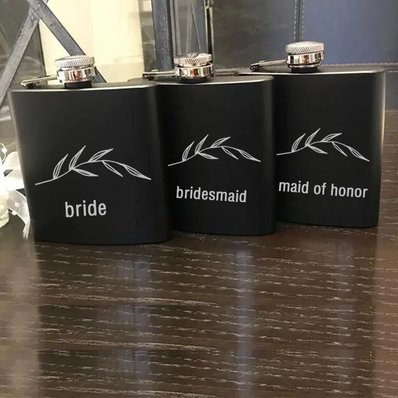 

Горничная честь, подружка невесты, фляжка для девичника, свадебный душ для невесты, искусственное помолвка, подарок