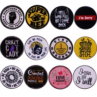 c2960 quotations collection enamel pins womens brooch badge on backpack clothes lapel pin jewelry accessories holiday gift