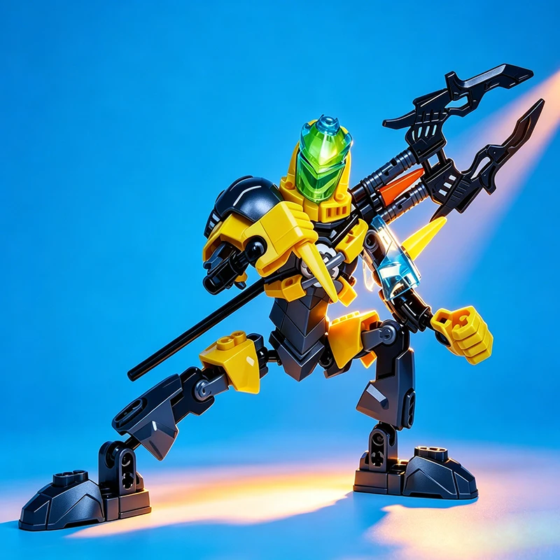 Фото НОВЫЙ Набор конструктора Hero Factory Star Bionicle Warrior: Робот-мех EVO, фигурки аниме-героев, игрушка для детей, подарок ﻿ №2