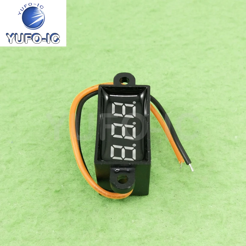 Бесплатная доставка 3 шт. 0 28 дюйма мини-водонепроницаемый 50-30 В красный зеленый и