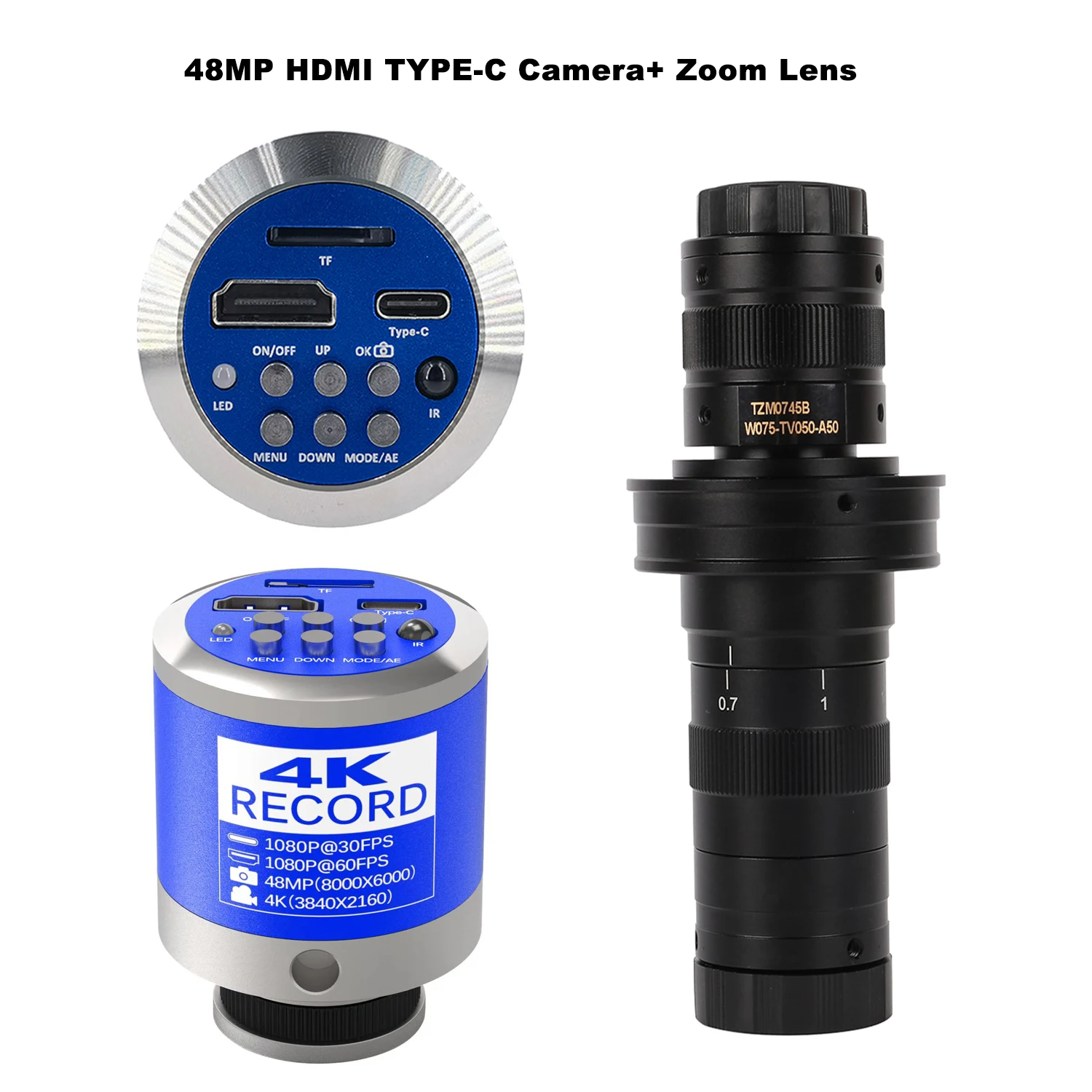 

Промышленный микроскоп YIZHAN 500X HDMI USB