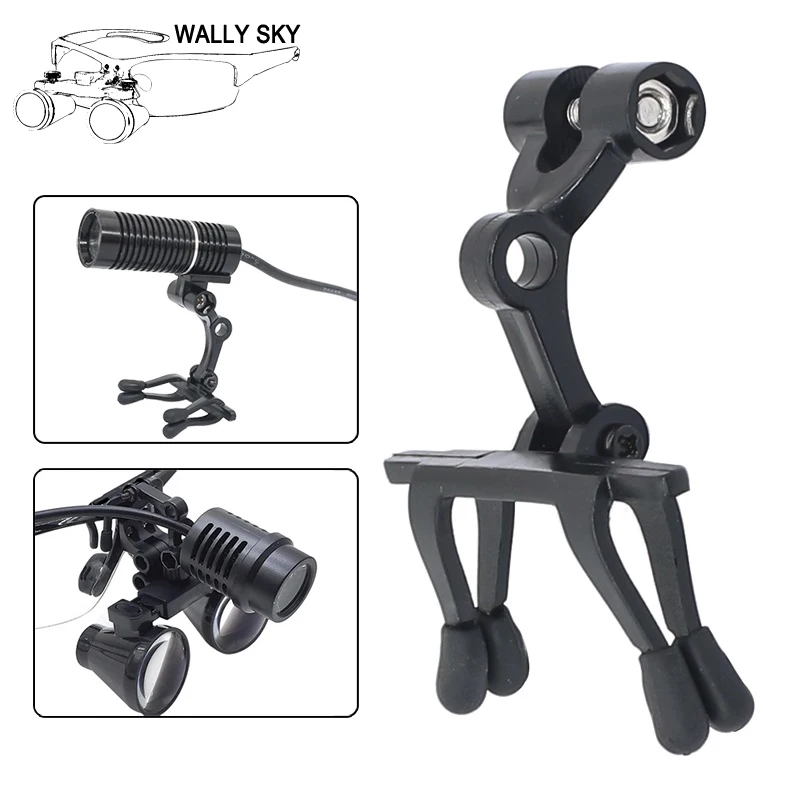 

Mount Clip Dental Accessories for Dentistry Oral ENT Medical Headlight Connect with Glasses Dentist Surgical Magnifier Loupe