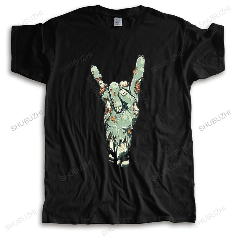 

Мужская хлопковая футболка с круглым вырезом, модная брендовая футболка, футболка в стиле унисекс с забавным принтом рок-нет мертвых, летняя футболка Shubuzhi, Прямая поставка