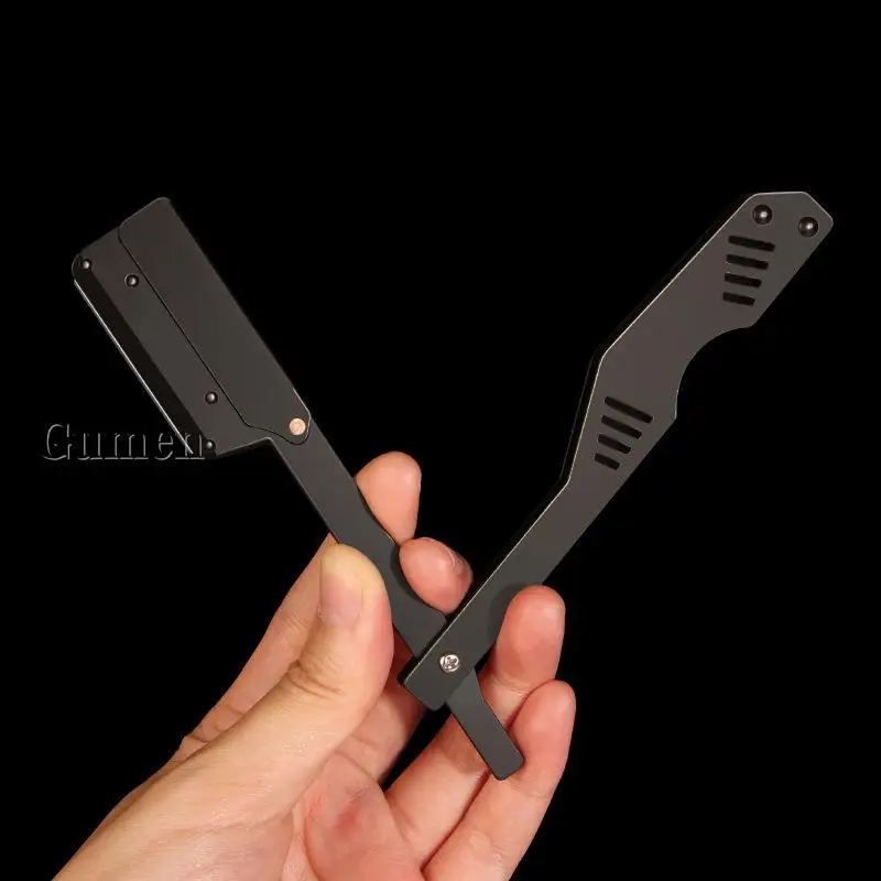 Мужская подмышка для волос и бороды черный металлический парикмахерский ручной