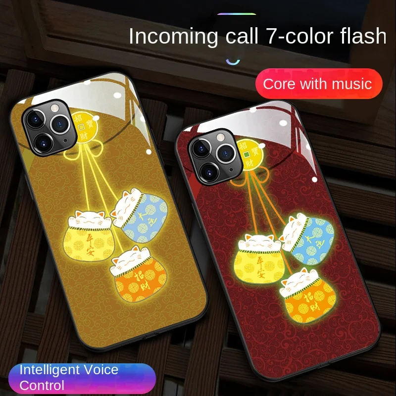 

For IPhone14plus is suitable for flashing mobile phone case Apple 13 seven-color 15pro colorful 12 street brands. iphone x case