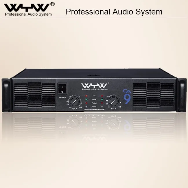 

2channel 600 watt pro audio equipment amplifier