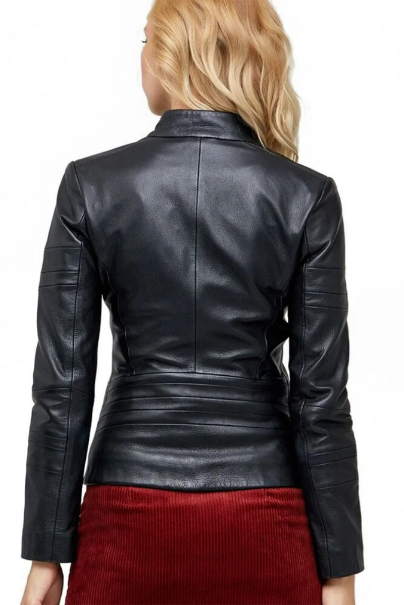 Sexy Women Jacket Ladies Stylish Leather Jacket Party Wear Jacket Genuine Leather Coat