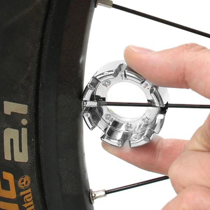 

8 Groove Cycling MTB Mountain Bike Spoke Nipple Keys Wheel Rim Wrench Spanner Repair Tools Bicycle Accessories &T8