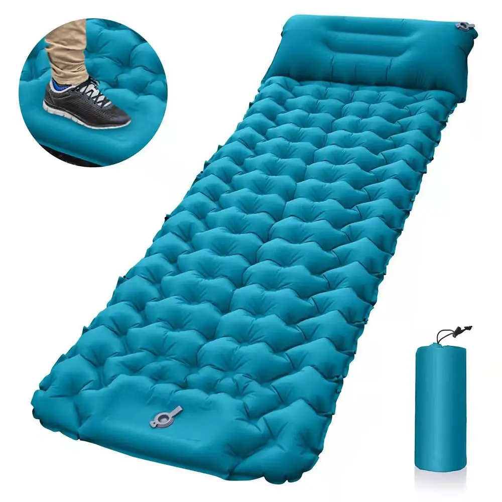 

New 8cm Thicker Inflatable Sleeping Mat Outdoor Camping Foldable Sleeping Pad Ultralight Air Mats Travel Hiking