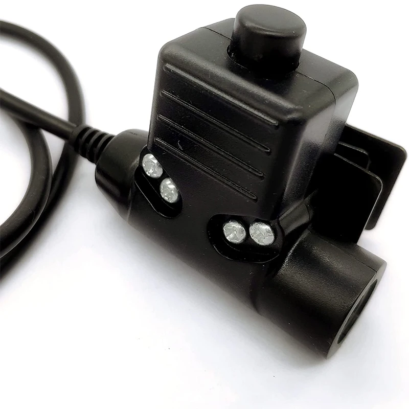 PTT Adapter Cable for Retevis RT29 RT87 RT48 RT47V RT82 RT83 Ailunce HD1 Motorola GP328Plus TELO E980 M6 Walkie Talkie Connector