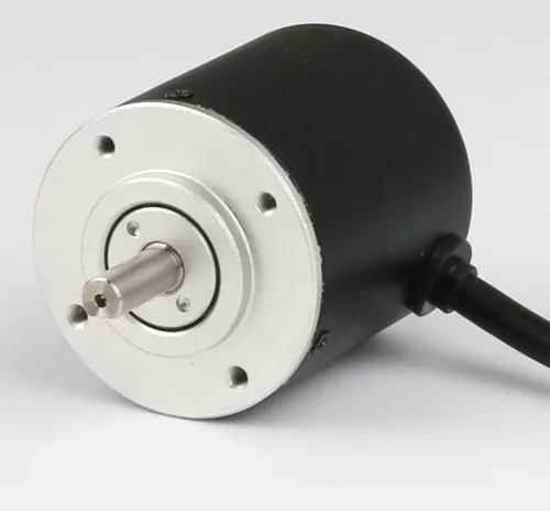 

BCD code absolute encoder 10 bit PNP 8mm shaft rotary encoder