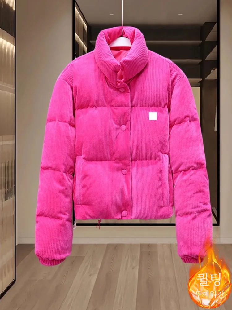 Пуховик с хлопковой подкладкой женская одежда осень-зима 2024 Высококачественная