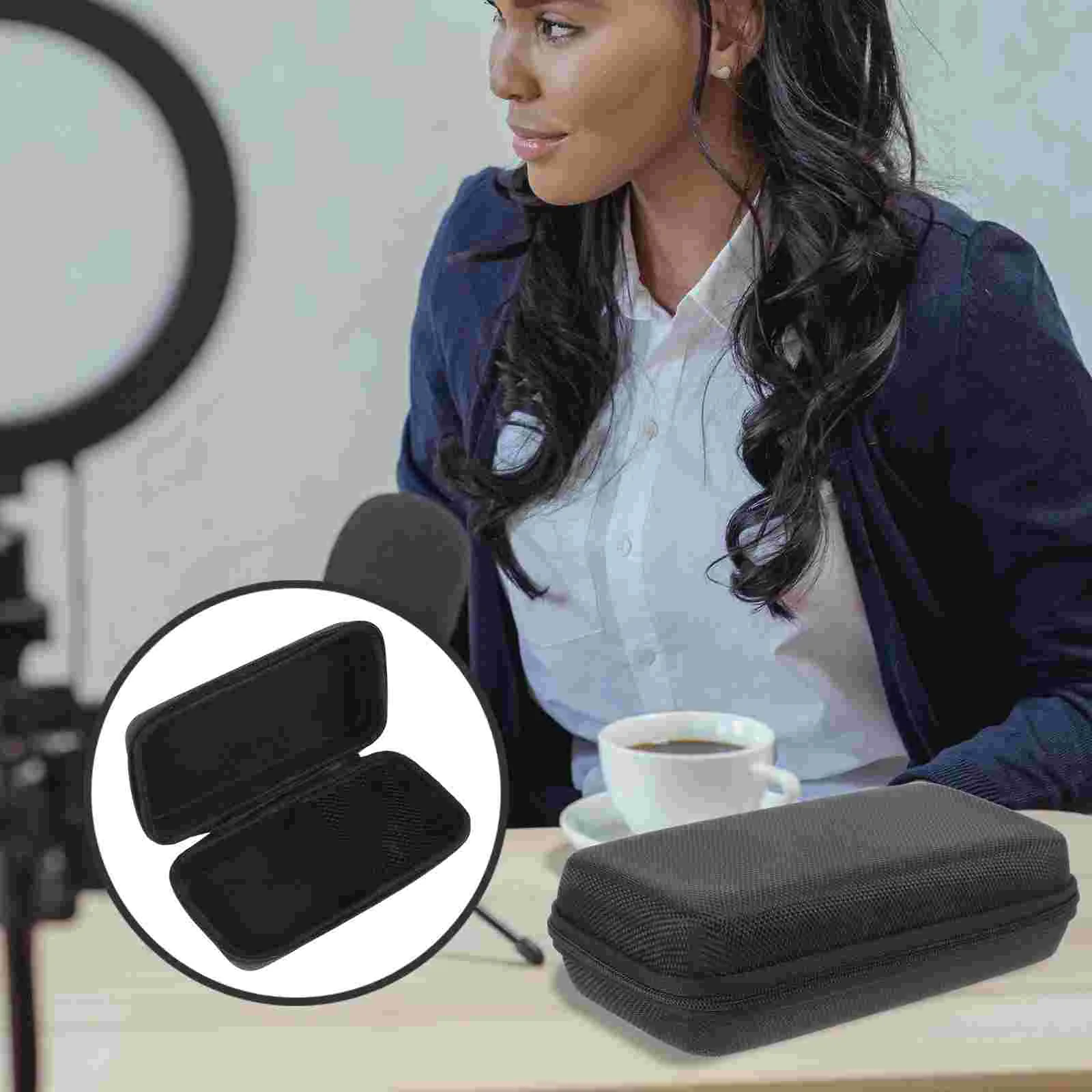 

Microphone Storage Case Waterproof Shockproof EVA Carrying Case for Microphone Dj accessories