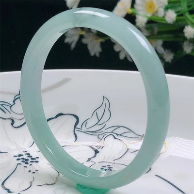 

Ювелирные изделия Zheru, браслет из натурального нефрита из Мьянмы 54 мм-62 мм, изысканная фотография, отправить подруге, отправить маму