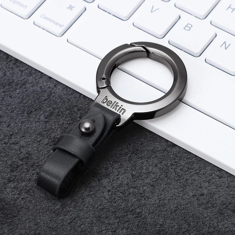 

Персонализированный Кожаный Брелок Для Ключей С Карабином Для Предотвращения Потери, Портативный, С Креплением На Ремень