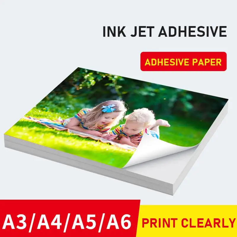 

Inkjet Single-sided Photo Highlight Photo Paper 135g Self-adhesive Paper Paper Self-adhesive Waterproof 150g Photo